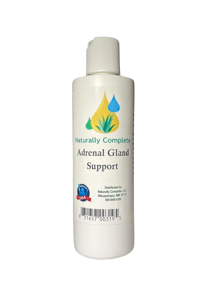 Adrenal Gland Support Lotion 8 oz Bottle 