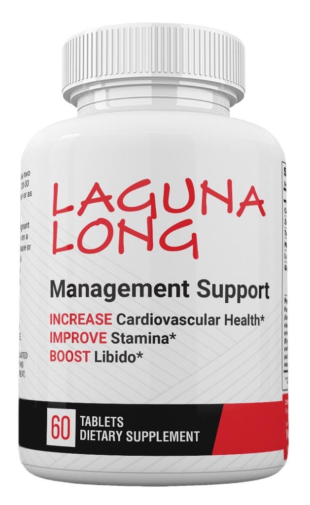 Zonata Laguna's Long Dietary Supplements for Men, Laguna Natuurlijk verbeteren prestaties, Laguna Long Endurance, en energieniveaus, natuurlijke formule om energie- en prestatieniveaus te ondersteunen (60 tabletten)
