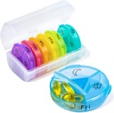 Weekly pil Organizer, Chrxbei 3 keer per dag pil Case Organizers 7 Dag, Verdikte Reis pil Box met 21 Grote Compartimenten, BPA Gratis Medicine Organisator om Vitamine, Supplementen, Visolie vast te houden