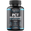 PCT-supplement voor mannen, 3-in-1 Post Cycle Support & Natural Booster met estrogeenblokker, leverondersteuningsformule, Made in USA, met Fenegriek, Chrysin, Tongkat Ali, Milk Thistle - 60 Capsules