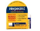 Baume à lèvres Herpecin L; Baume à lèvres en forme de soleil et de fièvre froide et Baume à lèvres en relief avec SPF30, Baume au citron et Lysine, 0,1oz