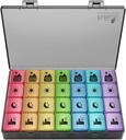 Extra Large Weekly Pill Organizer 4 keer per dag, Fullicon XXL Large Pill Box, 7 dagen Medicine Organizer, Black Pill case voor vitamine/visolie/supplementen