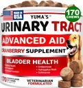 Hond UTI behandeling - 170 Treats - Cranberry Supplement voor honden - Bladder controle - Urinetrakt infectie behandeling - UTI Geneeskunde Multivitamine - Vitaminen en Supplementen - Made in USA