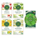 Traditionele Medicijnen, Biologische Variëteit Pack voor Wellness in Vier Verzachtende Smaken, Inclusief Pepermunt, Kamille, Hibiscus, Geroosterde Dandelion Root, Tea Buddy, 64 Theezakjes, (4 Pack)