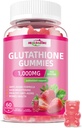 Glutathione Collagen Gummies Supplement: Vitamins C, E, D&B12 Glutathione Supplement 1000mg Formula for Antioxidant Support Skin Brightening Anti-Aging