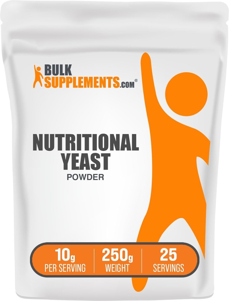 BulkSupplements.com Nutritional Gist Powder - Superfood Supplement, with Essential B Vitamines, Nutritional Gist Supplements - Veganistisch & Glutenvrij, 10g per Serving, 250g (Pack of 1)