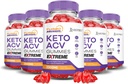 (5 Pack) Turbo Ripped Keto ACV Gummies Extreme 2000MG Turbo Ripped Keto Gummies Apple Cider Vinegar Geformuleerd met Granaatappel Beet Sap Poeder B12 Vegan Non GMO 300 Gummys