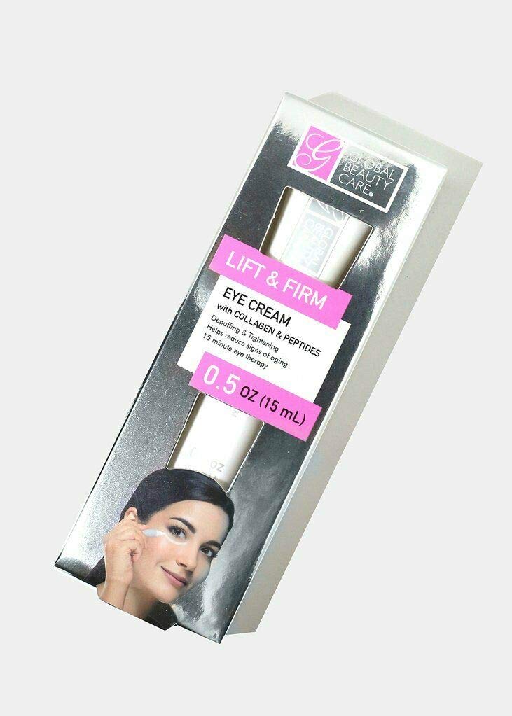 Global Beauty Care LIFT and FIRM EYE CREAM AVEC COLLAGEN ET PEPTIDES