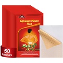 50 Count Capsaïcin Patches,4.72"x7.08" Hot Capsicum Patch