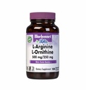 Bluebonnet Nutrition L-Arginine 500mg/L-Orinithine 250mg, Ondersteunt Proteïne Metabolisme*, Sojavrij, Glutenvrij, Non-GMO, Kosher Gecertificeerd, Veganistisch, 100 plantaardige capsules