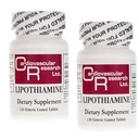 Recherche cardiovasculaire Lipothiamine B Supplément 240 comprimés - Vitamine B1 maintenant avec acide lipoïque alpha - 2 X 120 Compte