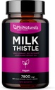 Phinaturals Melkdistel Extract Capsules Supplement Lever Detox 260mg Silymarin 30:1 Extract equivalent aan 7800mg Melkdistel Zaden Lever Detox Silimarina