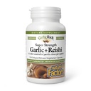 Natuurlijke Factoren KnoflookRijk, Super Sterkte Knoflook + Reishi, 120 Vertraagde Release Vegetarische Capsules