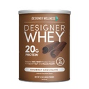 Designer Wellness, Designer Wei, Natuurlijke Wei Proteïne Poeder met Probiotica, Vezel, en Key B-Vitamins voor Energie, Gluten-Vrij, Gourmet Chocolade, 12oz