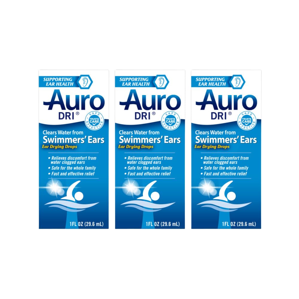 Auro-Dri oor water-drogende hulp, helpt zwemmers