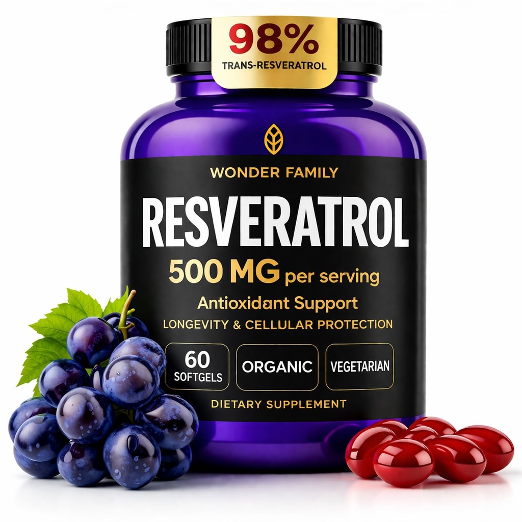 Resveratrol Supplement 500mg 
