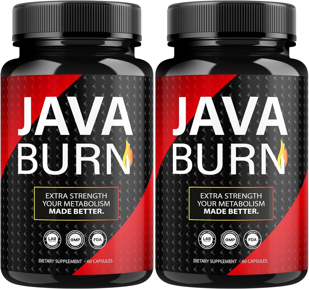 (2 Pack) Java-Burn Capsules, Java-Burn Pillen Reviews, Java-Burn Koffie, Geavanceerde Formule, 120 pillen voor 2 maanden