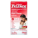 Tylenol de nourrisson Suspension orale Médecine liquide avec acétaminophène, réducteur de fièvre infantile et soulagement de la douleur pour les douleurs et douleurs mineures, la gorge douloureuse, les maux de tête et de dents, cerise sans colorant, 1 fl. oz