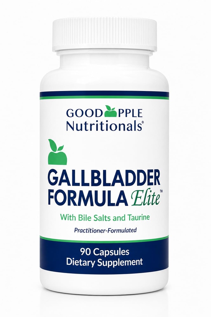 Gallbladder Formula Elite avec des sels de bile purifiés. Support pour l'inconfort abdominale, le gaz et l'indigestion. Support pour Gallbladder/No Gallbladder 90 Caps