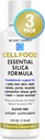 Cellfood Essential Silica Anti-Aging Formula - 4 fl oz, 3 Pack - Ondersteunt gezonde botten, gewrichten, haren, huid, nagels, tanden & Gums - Gemakkelijk te absorberen - Gluten & thaminase Free, Non-GMO - 120-dagen aanbod