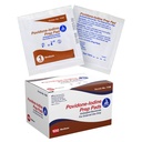 Dynarex Povidone-Iodine Prep Pads, Verzadigd met Povidone Jodium 10%, Medisch-Graad Antiseptische Wipes gebruikt voor het preppen van voorafgaande kleine procedures, Medium, 1 geval van 100 Prep Pads