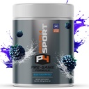 Proven4 Poudre de pré-entraînement pour hommes et femmes avec créatine - Beta Alanine - Caféine NSF Pré-entraînement certifié Supplément énergétique Blue Raspberry 30 Serviages