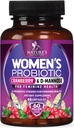 Probiotica voor vrouwen 60 miljard CFU - 16 strains, Prebiotica & Cranberry, PH Balance, Digestieve Gezondheid, Vaginale & Immune Support, Womens Probiotic for Gut Health, Plank Stable - 60 Capsules