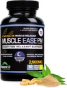 Muscle de nuit Relax Muscle PM - 2 900mg Résistance maximale Relaxant avec Glycinat de magnésium. Sans gluten – 60 capsules (paquetage mai Vary)