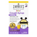 Zarbee's babyhoninghoest Siroop + Immune voor baby's 12-24 maanden, veilige en effectieve hoest Siroop met verzachtende donkere honing en zink voor Immuun Ondersteuning*, Drug & alcoholvrije, druiven, 2 fl. Oz