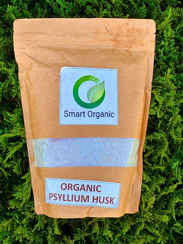 Psyllium biologique Musque, Keto Friendly, Vegan, Sans gluten, USDA certifié biologique, non-OGM, soluble et fibre insoluble Source 16 Once (16 oz)