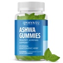 Ashwagandha Gummies for Stress & Mood Support - Vegan, Non-GMO Supplement for Calm & Relaxation - Withania Somnifera for Enhanced Sleep Quality & Emotional Balance - 1-maand supply, Strawberry Flavor