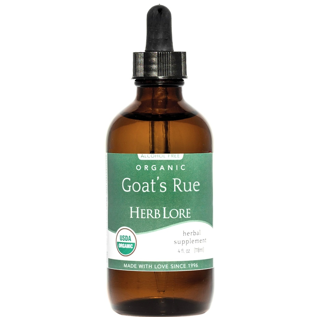 Herb Lore Biologische Geiten Rue Tinctuur - Borstvoeding Supplement voor Borstvoeding - Natuurlijke Borstmelk Productie Ondersteuning voor het verhogen van de Breast Milk Supply (4 fl oz)