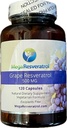 Mega Resveratrol Red Grape Skin, Piceid Resveratrol, Water-Oplosbaar/High Absorptie/Boosts Nitric Oxid. 500 mg per capsule. Zuiverheid gecertificeerd. GEEN Giftige Ingredienten. Keto, Vegan, Non-GMO.