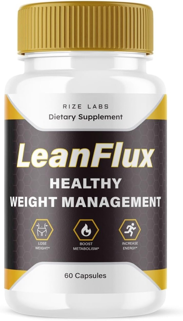 rize labs LeanFlux - Lean Flux gewichtsverlies te verhogen BBT-niveaus, Leanflux Reviews Non-GMO Eenvoudig te slikken supplement pillen, Gain Brown Adipose Tissue BurnFat (60 capsules)