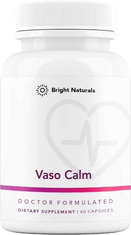 Vaso Calm - Healthy Blood Balance Supplement - Kenmerken Gefermenteerde Knoflook, Selderij en druivenzaad Extract, Hibiscus, en vitamine K2 - Made in The USA