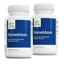 Terry Naturally Strontium - Bone Health & Strength Support Supplement - Supplement met Vegan Capsules - met Strontium Citrate voor Superior Absorptie - 60 Capsules (Pack of 2)