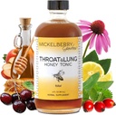 Mickelberry Gardens Throat & Lung Honey Tonic: Wellness Syrup, Natural Sore Throat Relief, Immune Support & Cough Suppressant voor volwassenen en kinderen (4 oz)