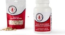 Dairyland American Ginseng Slices 4 oz and Capsules 75 ct Pack of Wisconsin Ginseng 