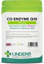 Coenzyme Q10 30mg (Co-Q10) 120 comprimés par Lindens