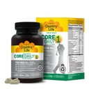 Country Life CORE Daily-1 Multivitamin for Men 50+ - Gluten-Free, Energy Support with Coenzymated B Vitamins, Probiotics, Whole Food and Digestive Enzymes, Certified Gluten Free, 60 Tablets