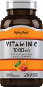 Piping Rock Vitamine C 1000mg 250 Capletten met Bioflavonoïden & Rose HIPS 