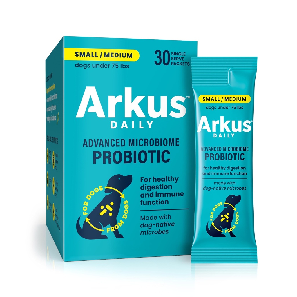 Probiotique de chien, le seul produit fabriqué avec des microbes qui sont naturels pour le Gut de chiens sains, soutient une meilleure digestion, la santé de Gut, et le système immunitaire, maintient un microbiome sain