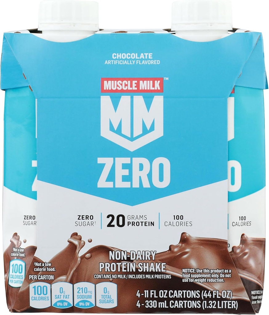 Cytosport Muscle Lait 100 Calories Boisson nutritive, chocolat, 11 Fl Oz (paquet de 4)