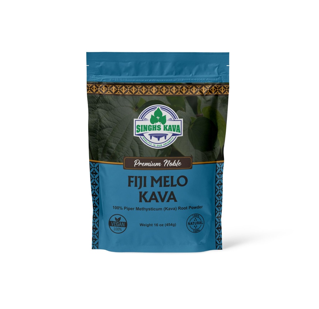 SINGHS Qualité Premium Noble Poudre de racine fidjienne Kava (WAKA) (16 once (paquet de 1))
