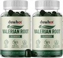 Valeriaan Root Gummy, Biologische Valeriaan Root voor Slaap & Stress Relief, Verbeterd met kamille Bloem voor volwassenen, Kids-Friendly, Apple Flavor, 120 Tellingen