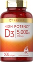 Carlyle Vitamine D3 5000 IE Softgels 