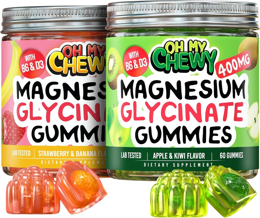 Magnesium Gummies Bundel 2 Flessen (60 Elke)
