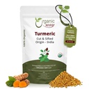 Organic Way Turmeric/Haldi Root Cut & Sifted (Curcuma Longa) - Kruidenthee Kosher & USDA Certified 