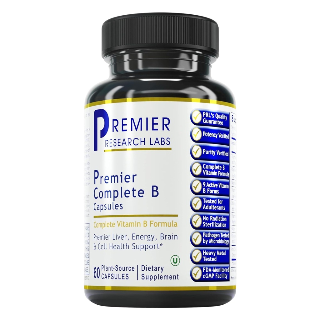 Premier Research Labs Complete B - Vitamine B Complex Supplement voor optimale gezondheid 