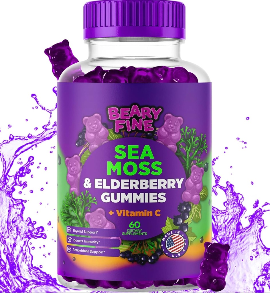 Sea Moss Gummies & Vlierberry - Vitamine C + Zink 